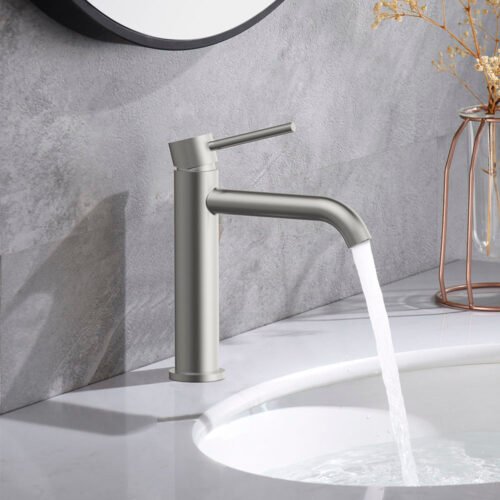 Stainless steel basin tap - B990 01 02 1