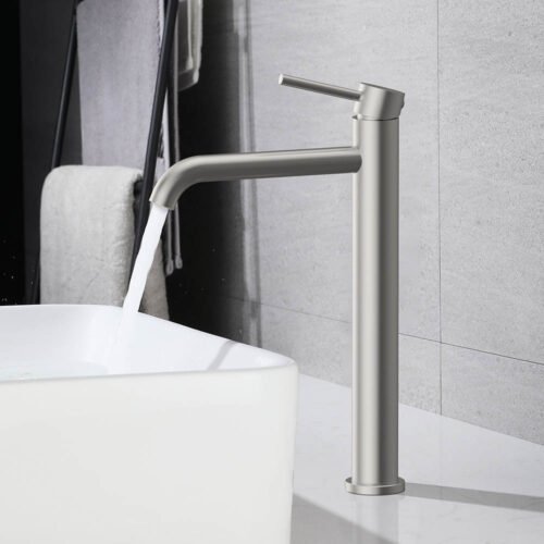 Stainless steel tall basin tap - B990 02 16 2
